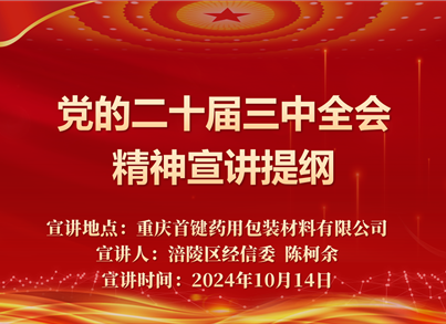 首键党支部组织开展党的二十届三中全会精神主题党日学习活动